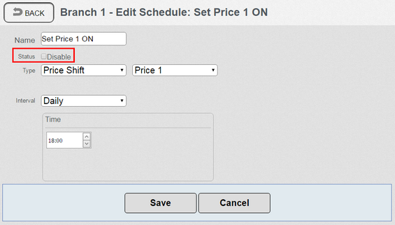 Sched - Disable