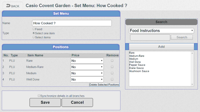 Setmenu Screen