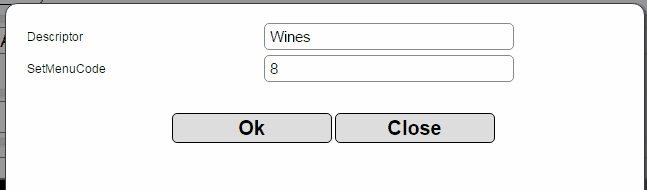 Setmenu Wines List