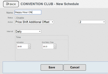 Price Shift Offset