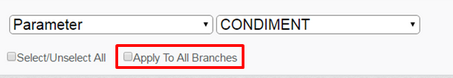 Batch PLU - Apply to all brances