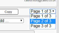 Keyboard Page selection