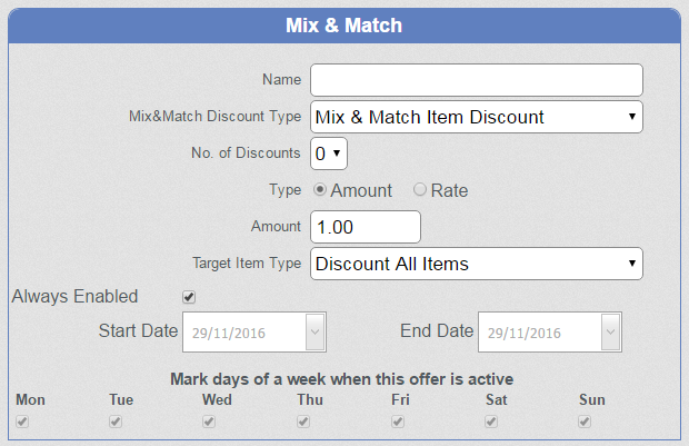 Pre ERA 2.1 Mix and Match schedular is controled on the Cloud