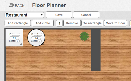 Floor Planner - Rect and Circle added