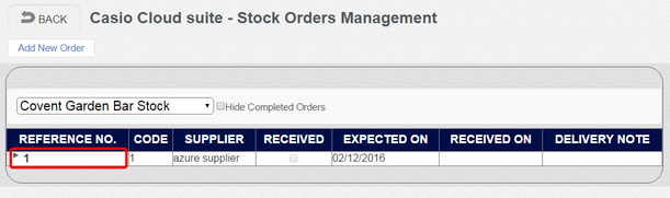 Orders Rec 1