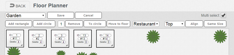 Floor Planner - Tables have moved