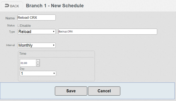 Sched - Reload