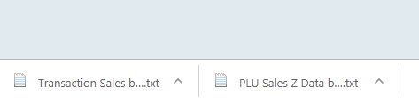 Files Downloaded to folder